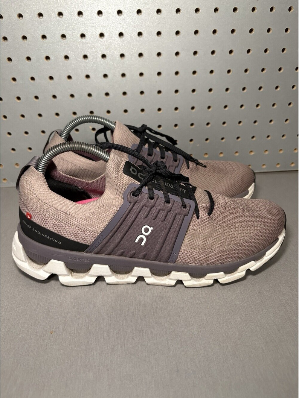On Cloudswift 3 Womens 10 Road Running Shoes Purple Pink Mauve Lavender Sneakers